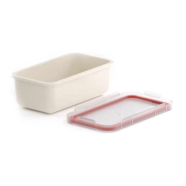 Nomad lufttät box 0,75 L - VALIRA - Vit - Ej deformerbar behållare - 100% läckagesäker - BPA-fri Vit