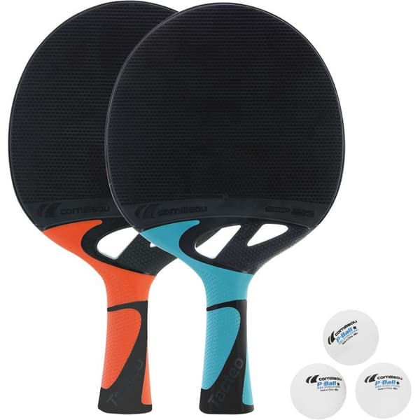 Cornilleau Tacteo Pack Duo 2 racketar och 3 bollar Apelsin