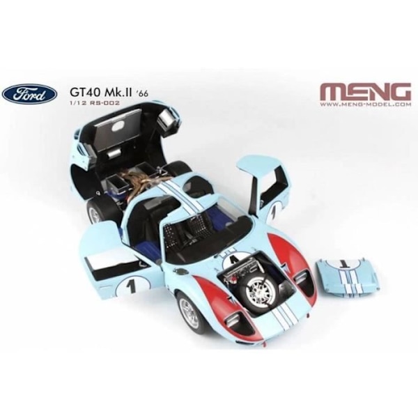 Modellbil Modell Lastbil Ford Gt40 Mk.ii'66 - MENG