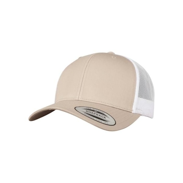 Truckercap - Urban Classics - Retro - Tvåfärgad - Nätbak - Vår/Sommar beige/vit Unik storlek