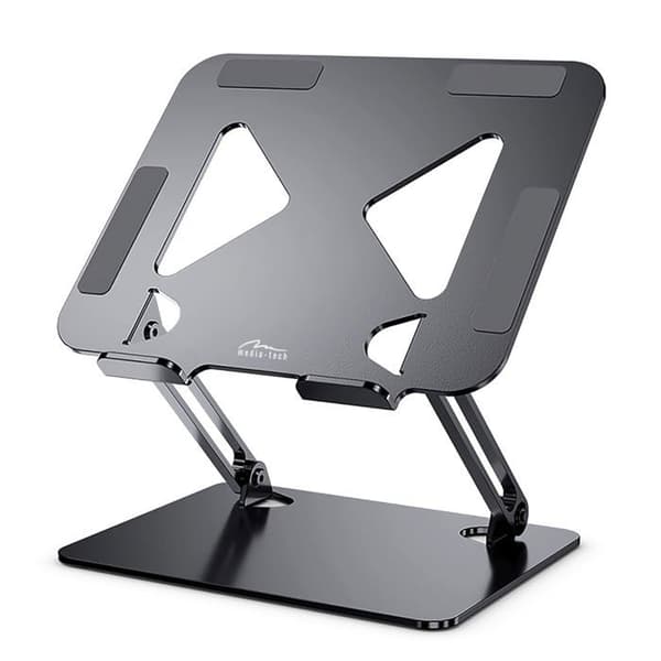 Stöd för bärbar dator - Media-Tech - MT2661 - Ergonomisk - Fällbar - Svart