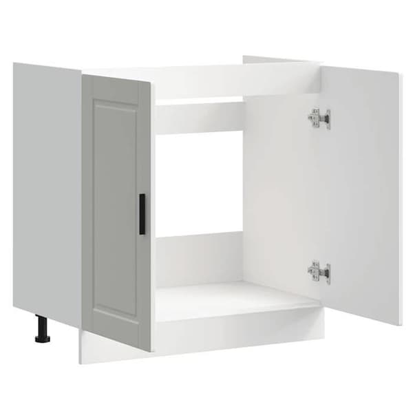 vidaXL Underskåp för diskho Porto vit glans 80x46x81,5 cm 853929