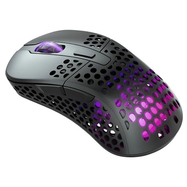 Gamingmus - Xtrfy - M4 Wireless - 19000 dpi - Utbytbart skal - Justerbar vikt