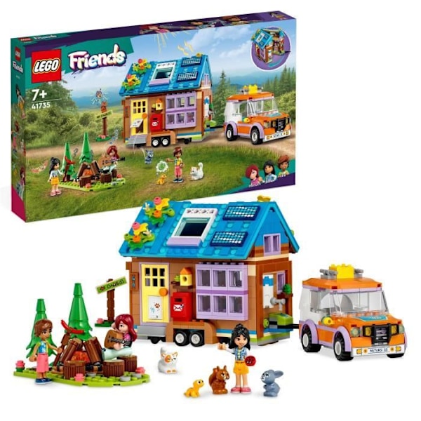 LEGO® Friends 41735 Mini husbil, campinglekset med leksaksbil och minidockor Vit