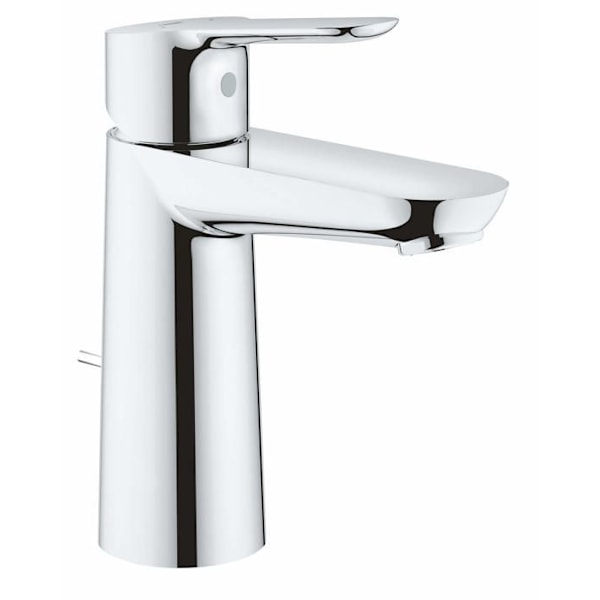 Tvättställsblandare - Grohe - MixerM2 - Vattensparande - Rostfritt stål - Grå Grå
