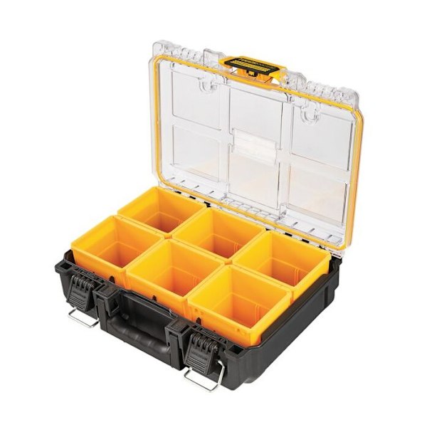Organisatör DEWALT TOUGHSYSTEM 2.0 halvbredd - Gul Gul