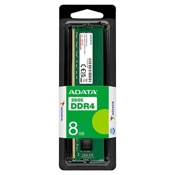A-Data ADATA 8GB - 1 x 8GB DDR4 2666 MHz - AD4U26668G19-SGN