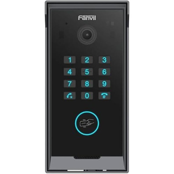 Intercom med video - FANVIL - i60K - Numeriskt tangentbord - Åtkomstkontroll - Bakgrundsbelyst skärm Svart