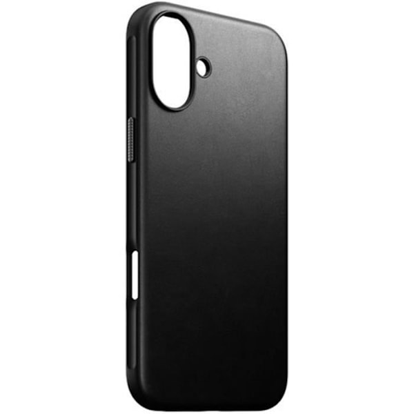 Skal till iPhone 16 Plus MagSafe-kompatibelt Stötsäkert Nomad Läder Svart
