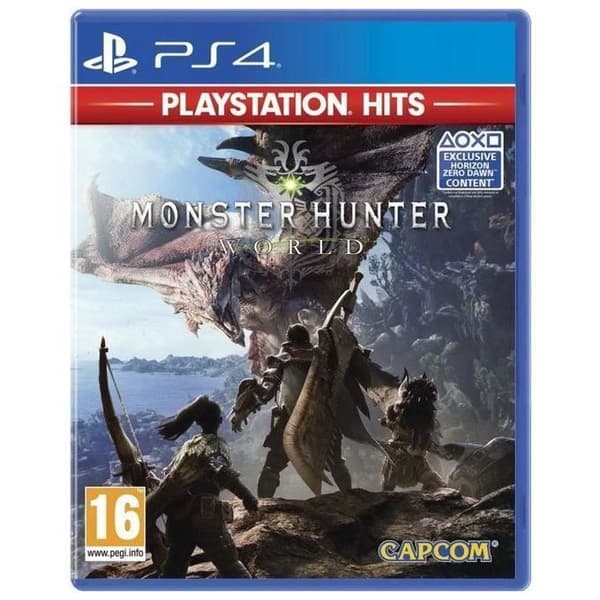 Videospel Capcom Monster Hunter World PlayStation Hits