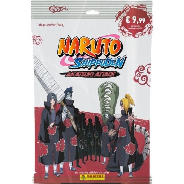 Pärm + 24 Naruto Shippuden TC samlarkort - Panini