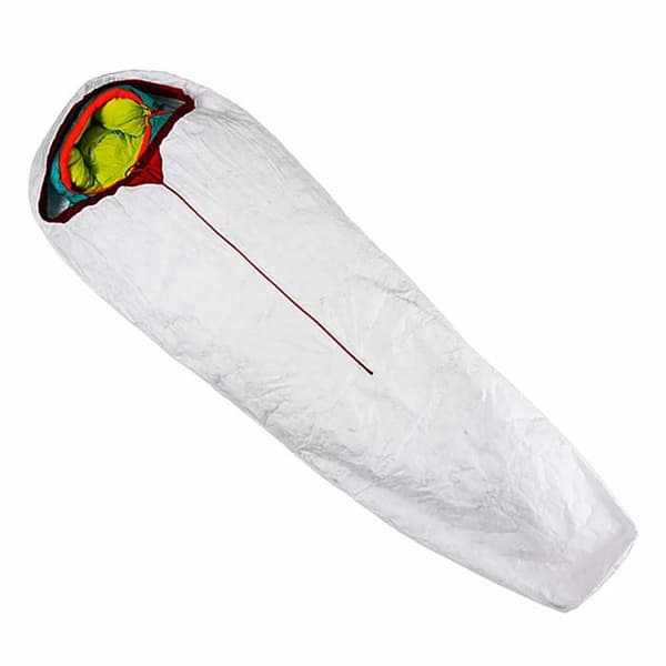 Säck bivack - Tyvek sovsäck - Super lätt - Antikondensation - 230 x 90 cm Grå