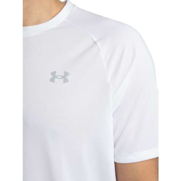 T-shirt - UNDER ARMOUR - Tech 2.0 - Vit - Korta ärmar - 100% Polyester Vit XXL