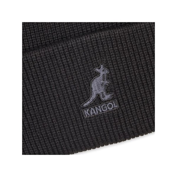 Hätta - Kangol - Akryl Pull-On - Akryl - Unisex - Höst/Vinter svart/svart Unik storlek