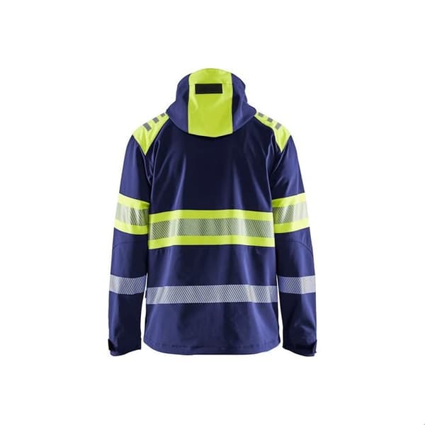 Reflekterande väst Blaklader - marin/gul-fluor - Blå - XL marin/gul-fluor