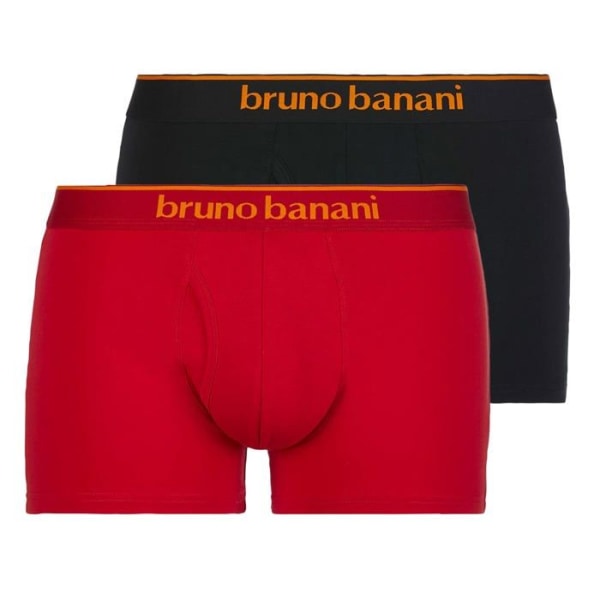 Boxer - shorty Bruno banani - 2201-2477/4561 - Herrunderkläder Svart/Orange XXXL
