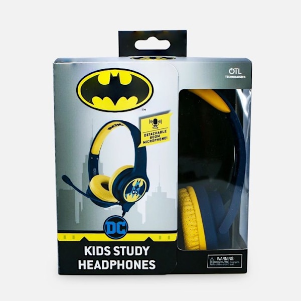 Interaktivt headset - OTL Technologies - Batman - Kabelansluten - Avtagbar mikrofon - Volymgräns 85/94 dB Färg