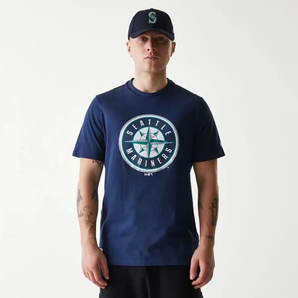 T-shirt Mariners Nos MLB Regular - obsidianblå obsidianblå M