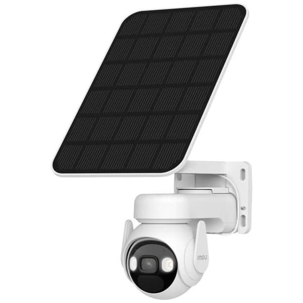 Övervakningskamera - IMOU - Cell PT Solar Kit - Vit - Motoriserad - Nattvision Vit