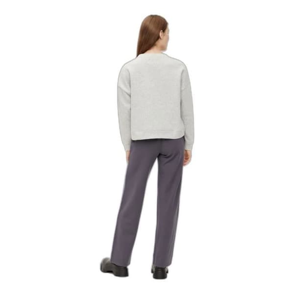 Pieces Chilli sweatshirt för kvinnor - ljusgrå melange - M Ljusgrå melerad M