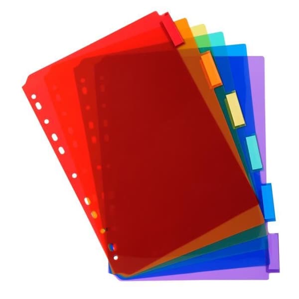 10-pack Intercal.s A4 PP 6 pos. personlig
