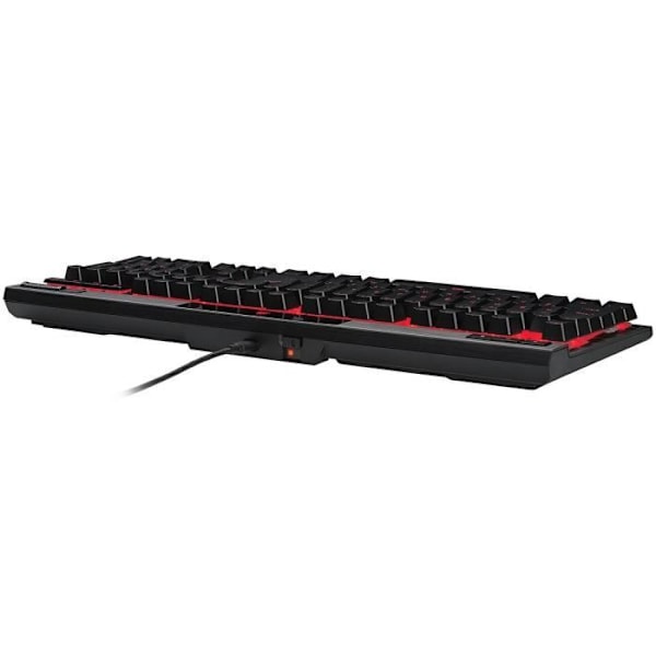 Optiskt-mekaniskt speltangentbord - AZERTY - CORSAIR - K70 PRO OPX - RGB LED-bakgrundsbelysning - Svart (CH-910941A-FR)