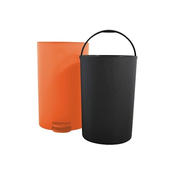 Papperskorg med pedal OSAKI 3L Matt orange MSV Orange