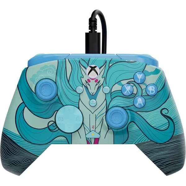 Spelkontroll - Xbox - Rematch Advanced - Trådad - Blue Kitsune - Kompatibel med PC - Turtle Beach Blå Kitsune Everglow
