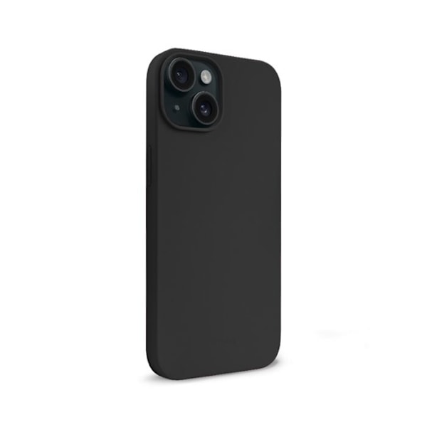 Telefonfodral - Crong - Färgade skydd - iPhone 15 - Svart - Stötskydd Svart