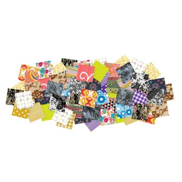 Décopatch - Décopatch - Fyrkantar - 11000 bitar - 3x3 cm - Multicolor Flerfärgad