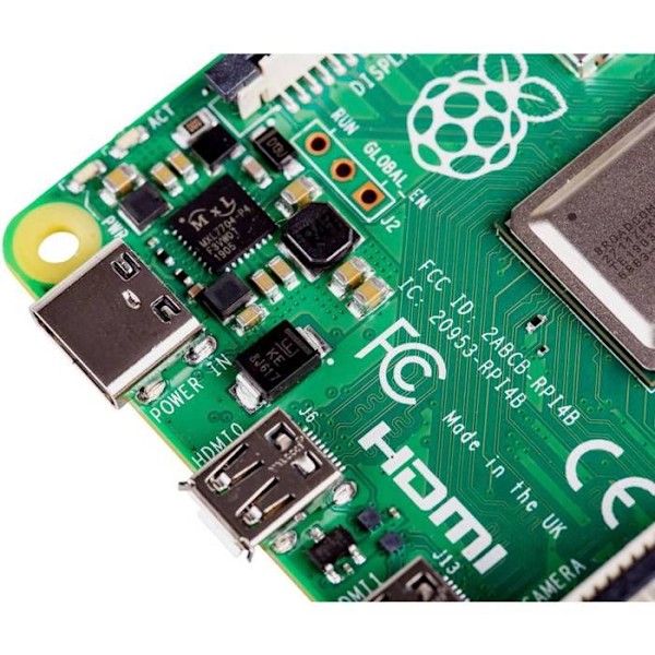 Utvecklingskort - Raspberry Pi - Modell 4 - 2GB - ARM Cortex-A72 - 4 kärnor