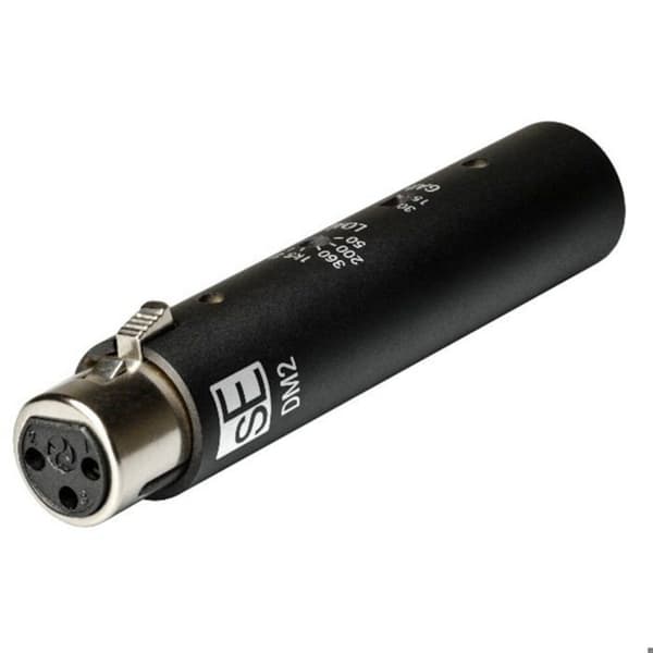 SE Electronics DM2 Black Switchable Inline Mic Pre - Mikrofonförförstärkare