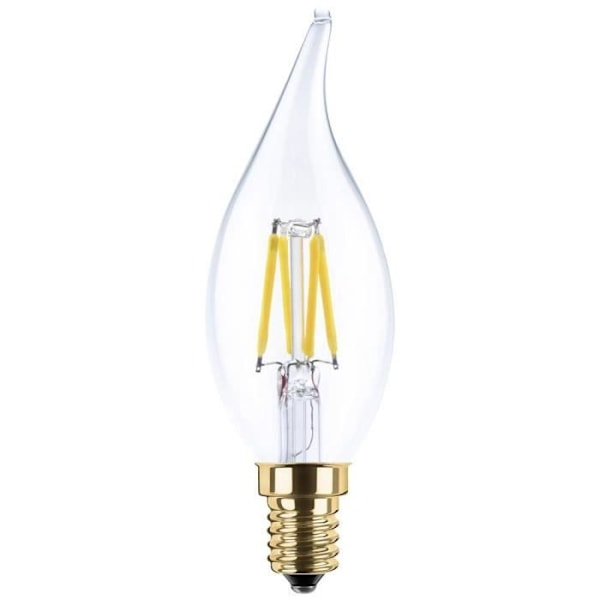 Ampull LED - SEGULA - Vindsäker Ljuslykta - E14 - 3W - Varma vita - 30000h