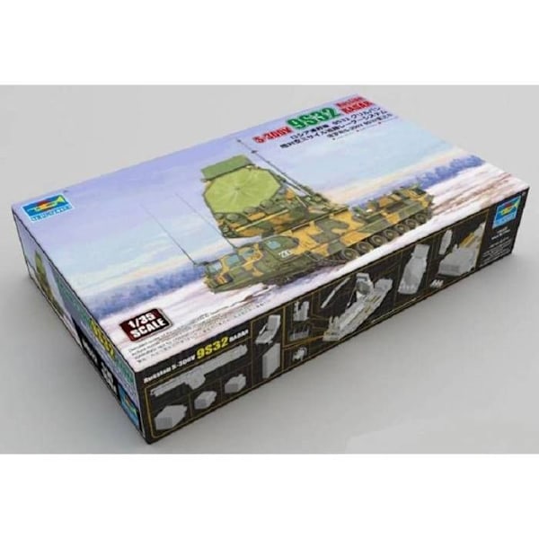 TRUMPETER - Modell av rysk S-300v 9s32 Grill Pan Tracking Radar Trumpeter 09522 1/35 Modell av stridsvagn Promo - Ref : 10267