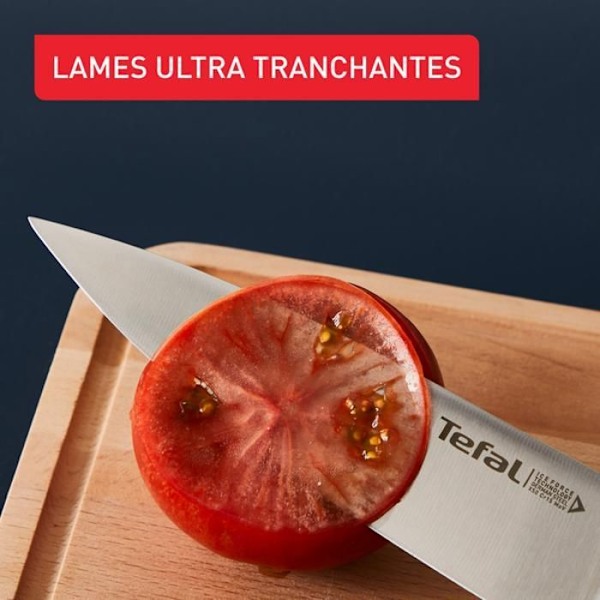 Tefal Ice Force, knivset 6 delar, långvarig överlägsen skärpa, K232S574 kastanj