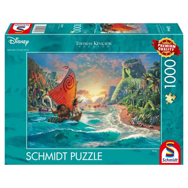Pussel - SCHMIDT SPIELE - Disney, Moana, Moana - 1000 bitar Enfärgad