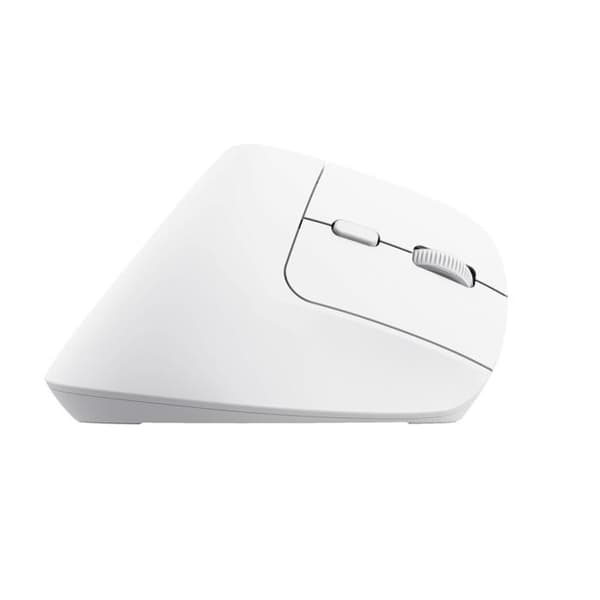 Trådlös ergonomisk mus - TRUST - Bayo+ - Bluetooth/RF 2.4 GHz - 2400 dpi - 6 programmerbara knappar