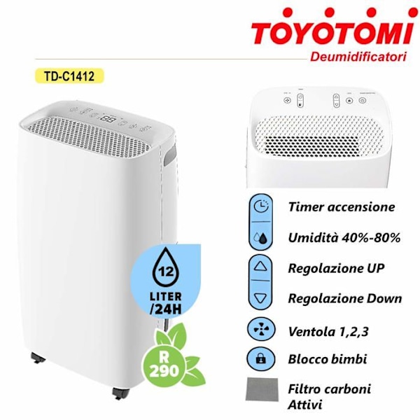 Toyotomi luftavfuktare - TD-C1412