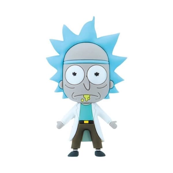 Samlarmagnet 3D - MONOGRAM - Rick & Morty - Karaktär av Rick - 6cm - Unisex