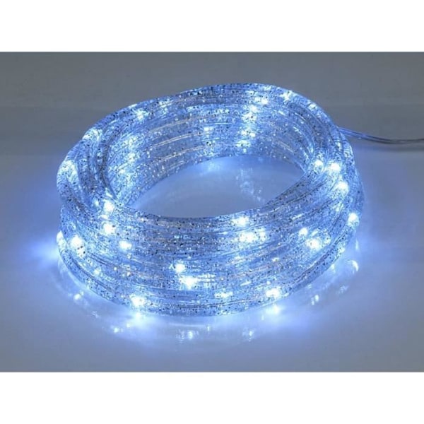 Rörformad lampa Moon in the Room ML53SZ Dekorativ sladd 72 LED 3,6m med silvervita glittrar IP44