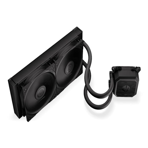 Kylning AIO - Endorfy - Navis F240 - Vit - Kompatibel med Socket AM4 - Aluminium Koppar