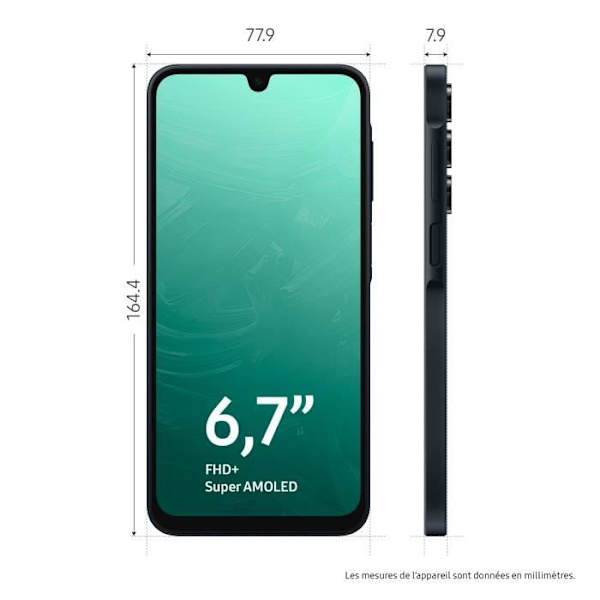 Samsung Galaxy A16 5G Smartphone 128GB Midnattsblå Midnattsblå