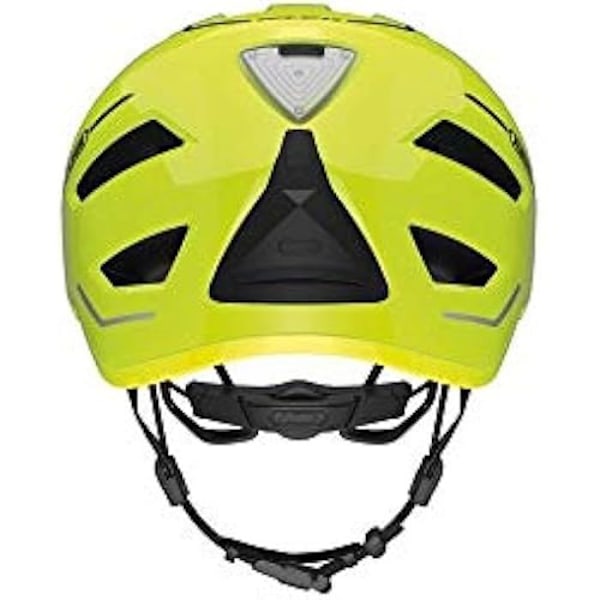 Cykelhjälm - ABUS - Pedelec 2.0 - Med bakljus LED - Regnskydd - Stl M Gul (signalgul) M