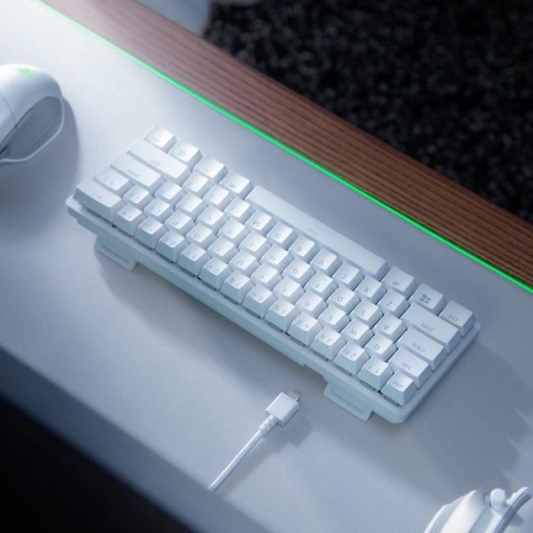 Speltangentbord - Razer - Huntsman Mini - Optisk switch - 60% - Mercury Red Vit