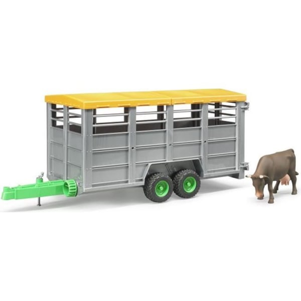 BRUDER Boskapsvagn med ko