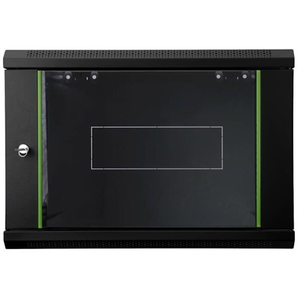 Digitus DN-19 12-U-EC-SW Väggbox 19 (B x H x D) 600 x 638 x 450 mm 12 U svart, svart (matt), svart (RAL 9005)