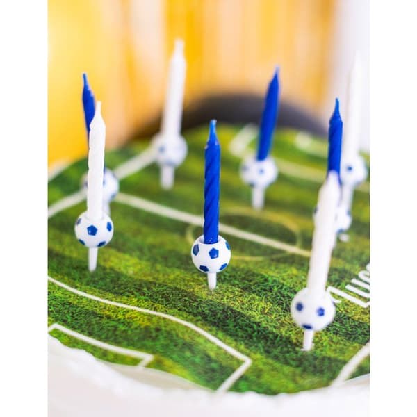 12 Fotbollstövlar - Blå Vit blå