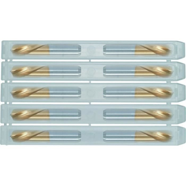 Försänkningsborr - KS TOOLS - 8mm - HSSE-tenn - Titannitrid - Paket om 10 Titan