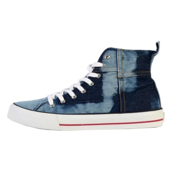 High Top Lace-Up Sneaker Desigual Beta Travel patch Jeans 36