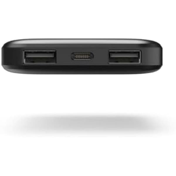 Extern Batteri - HAMA - Pocket 5 - 5000mAh - USB C Snabbladdning - 2 USB-A-portar Grå